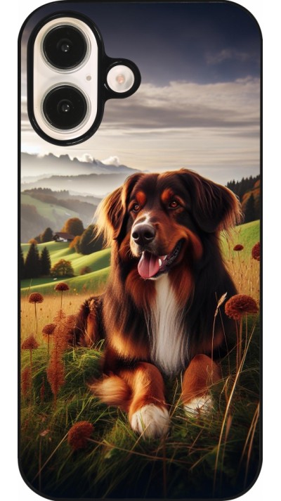 Coque iPhone 16 - Chien Campagne Suisse