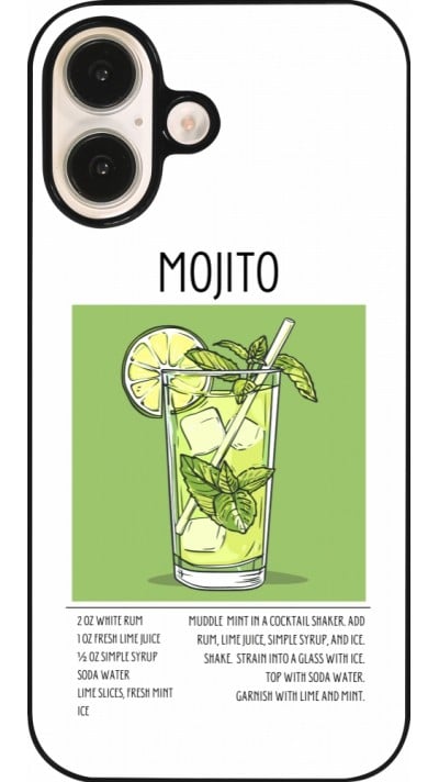 Coque iPhone 16 - Cocktail recette Mojito