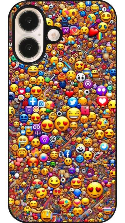 Coque iPhone 16 - Emoji mixed