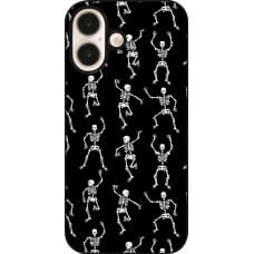 Coque iPhone 16 - Halloween 2024 dancing skeleton