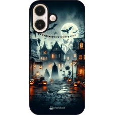 iPhone 16 Case Hülle - Halloween Spukstadt