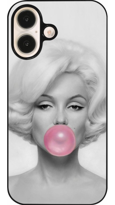 Coque iPhone 16 - Marilyn Bubble