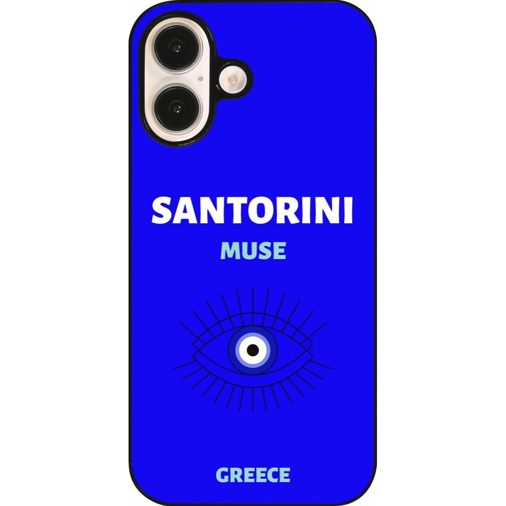 iPhone 16 Case Hülle - Pop Summer Destination Santorini