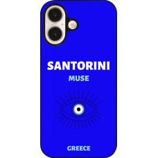 iPhone 16 Case Hülle - Pop Summer Destination Santorini