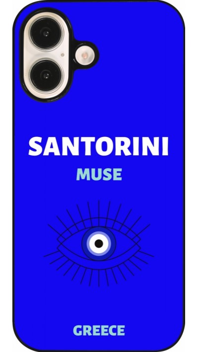 Coque iPhone 16 - Pop Summer Destination Santorini