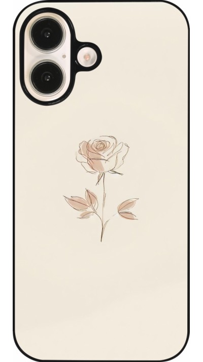 Coque iPhone 16 - Sable Rose Minimaliste