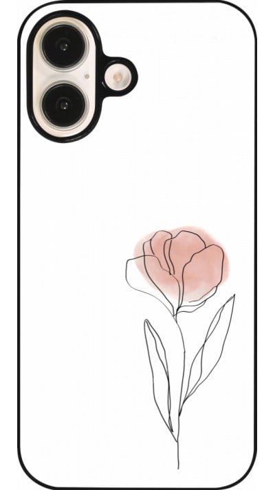 Coque iPhone 16 - Spring 23 minimalist flower