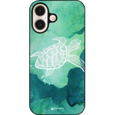 iPhone 16 Case Hülle - Turtle Aztec Watercolor