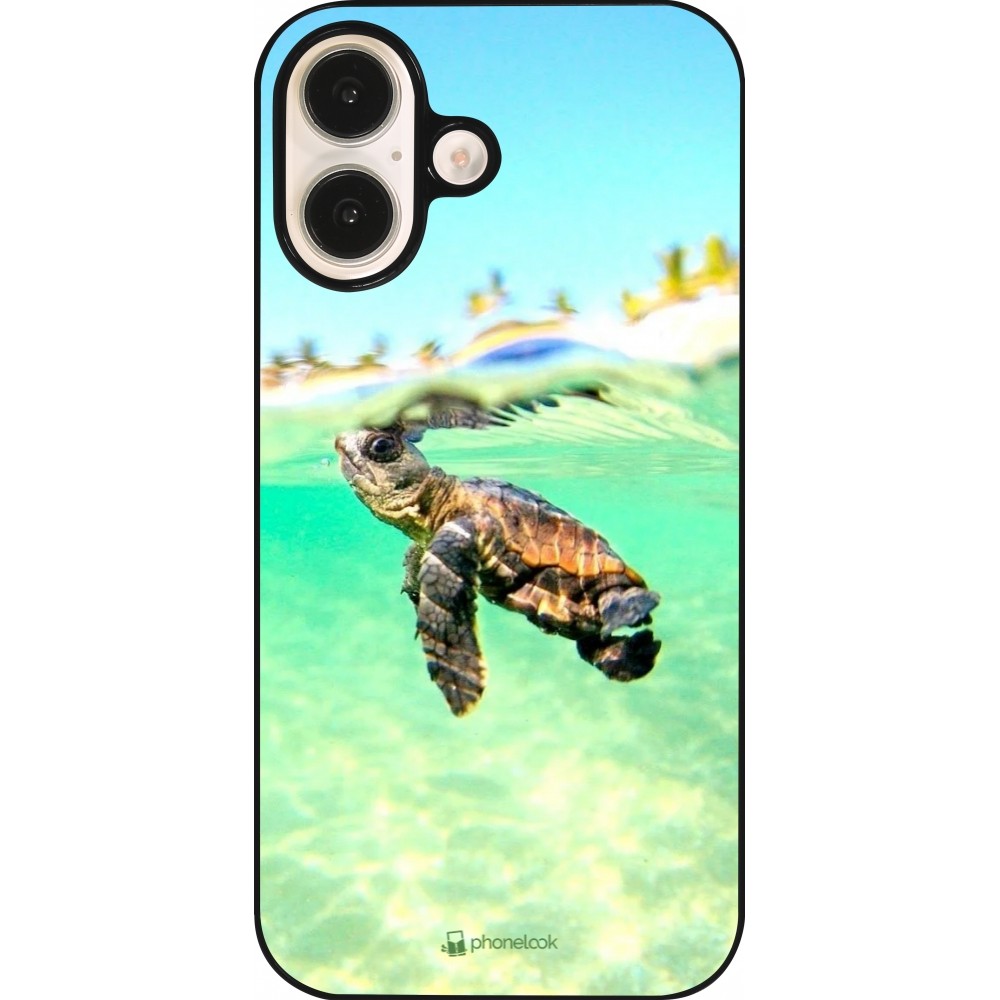 iPhone 16 Case Hülle - Turtle Underwater