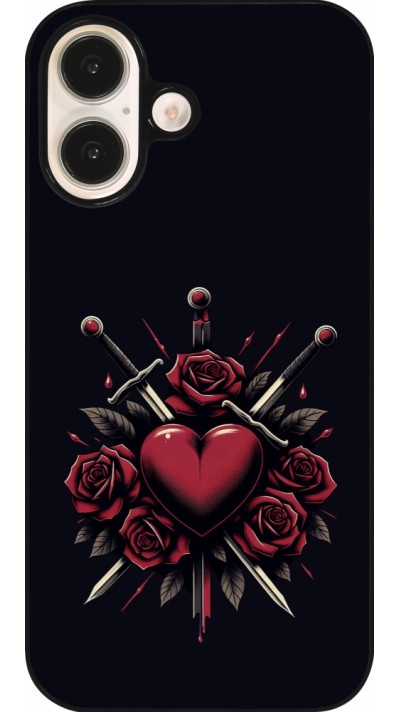 Coque iPhone 16 - Valentine 2024 gothic love