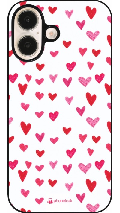 Coque iPhone 16 - Valentine 2022 Many pink hearts