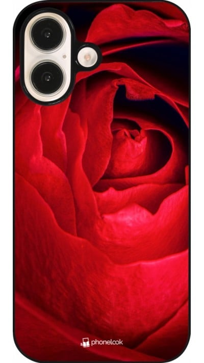 Coque iPhone 16 - Valentine 2022 Rose