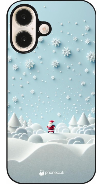 Coque iPhone 16 - Noël 2023 Petit Père Flocon