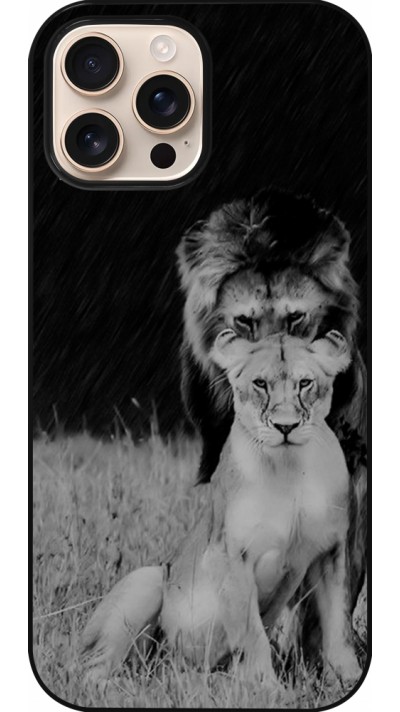 Coque iPhone 16 Pro Max - Angry lions