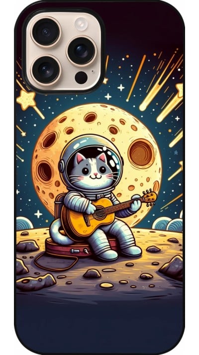 Coque iPhone 16 Pro Max - AstroCat RockLune