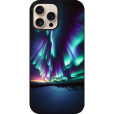 iPhone 16 Pro Max Case Hülle - Funkelndes Nordlicht