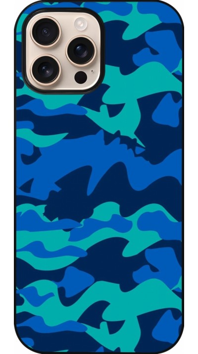 Coque iPhone 16 Pro Max - Camo Blue