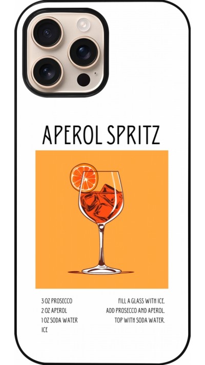 Coque iPhone 16 Pro Max - Cocktail recette Aperol Spritz