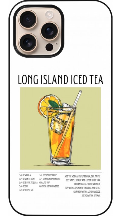 Coque iPhone 16 Pro Max - Cocktail recette Long Island Ice Tea