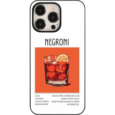 iPhone 16 Pro Max Case Hülle - Cocktail Rezept Negroni