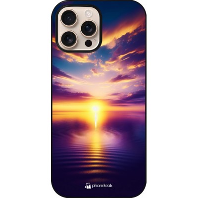 iPhone 16 Pro Max Case Hülle - Sonnenuntergang gelb violett