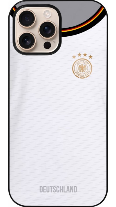 Coque iPhone 16 Pro Max - Maillot de football Allemagne 2022 personnalisable