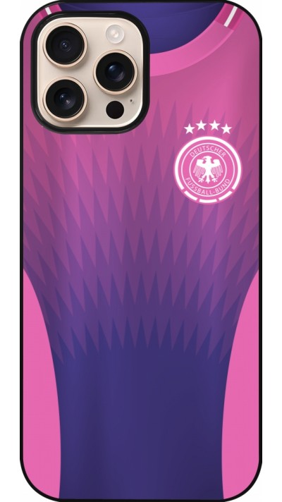 Coque iPhone 16 Pro Max - Maillot de football Allemagne Extérieur personnalisable