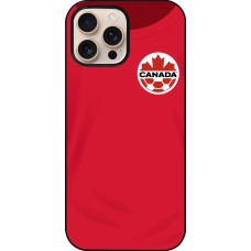 Coque iPhone 16 Pro Max - Maillot de football Canada 2022 personnalisable