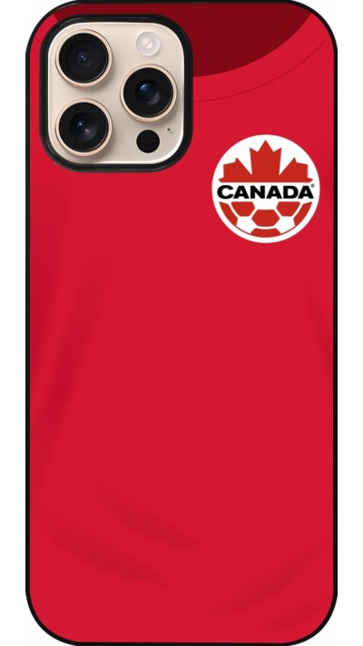 Coque iPhone 16 Pro Max - Maillot de football Canada 2022 personnalisable