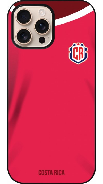 Coque iPhone 16 Pro Max - Maillot de football Costa Rica 2022 personnalisable