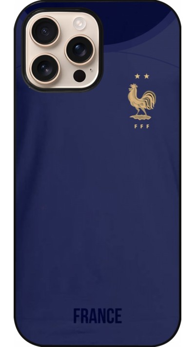 Coque iPhone 16 Pro Max - Maillot de football France 2022 personnalisable