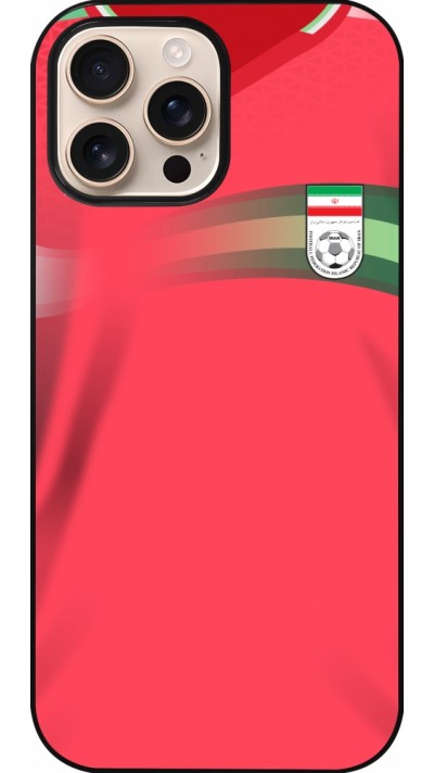 Coque iPhone 16 Pro Max - Maillot de football Iran 2022 personnalisable