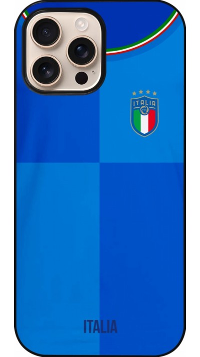 Coque iPhone 16 Pro Max - Maillot de football Italie 2022 personnalisable