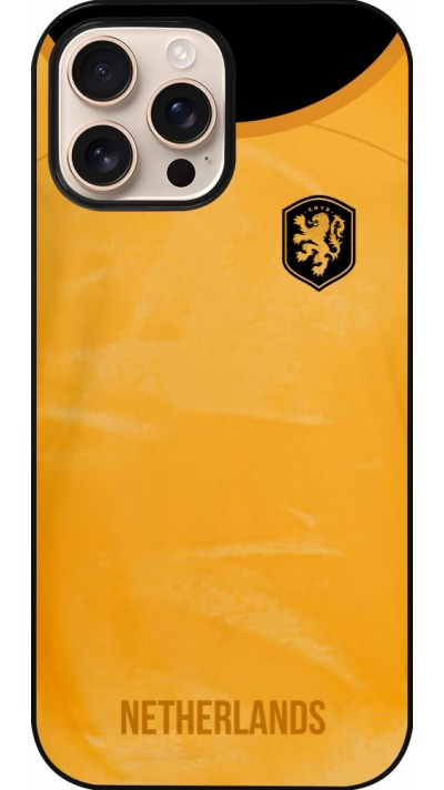 Coque iPhone 16 Pro Max - Maillot de football Pays-Bas 2022 personnalisable