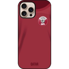 Coque iPhone 16 Pro Max - Maillot de football Qatar 2022 personnalisable