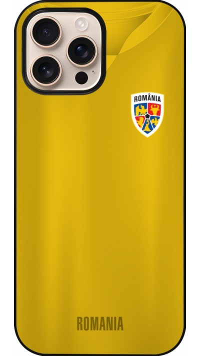 Coque iPhone 16 Pro Max - Maillot de football Roumanie