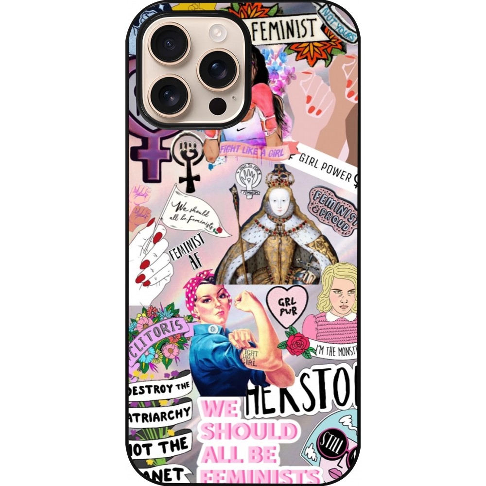 Coque iPhone 16 Pro Max - Girl Power Collage