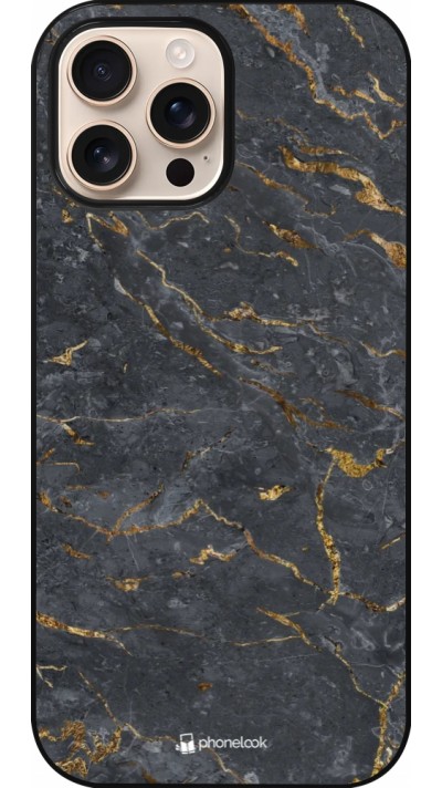 Coque iPhone 16 Pro Max - Grey Gold Marble