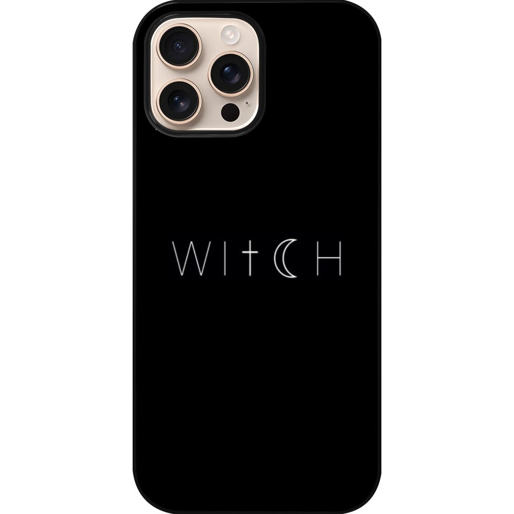 Coque iPhone 16 Pro Max - Halloween 22 witch word