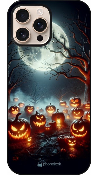 Coque iPhone 16 Pro Max - Halloween 2024 Many Pumpkins