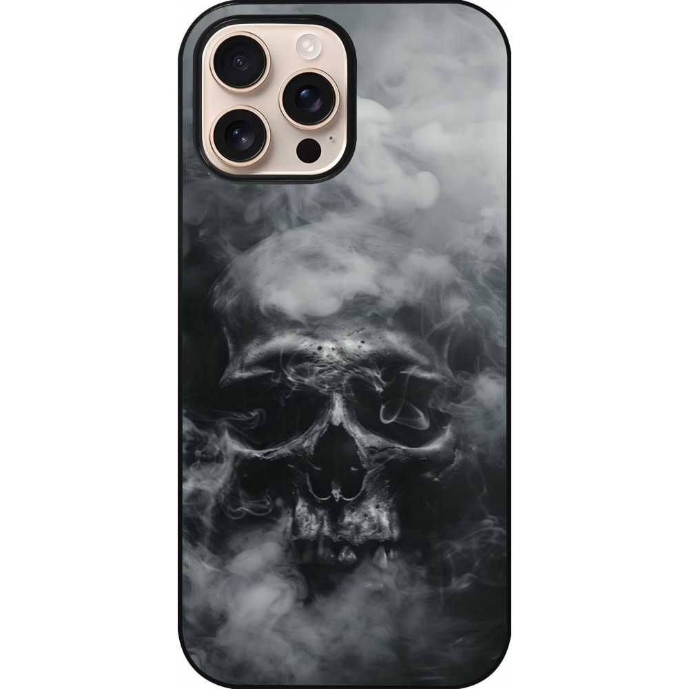 Coque iPhone 16 Pro Max - Halloween 2024 smoky skull