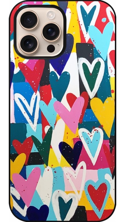 Coque iPhone 16 Pro Max - Joyful Hearts