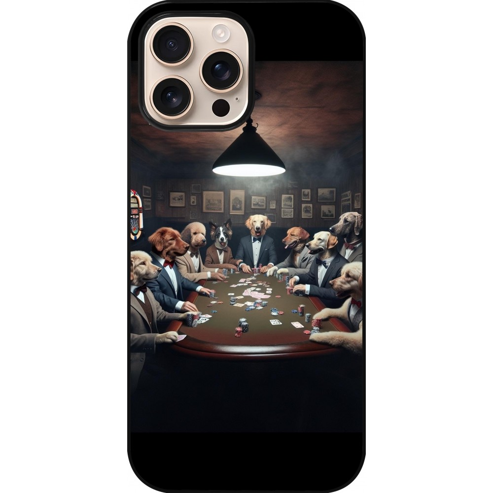 Coque iPhone 16 Pro Max - Les pokerdogs