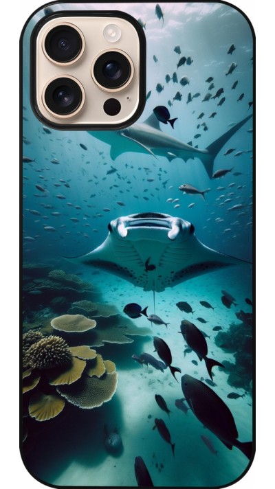 Coque iPhone 16 Pro Max - Manta Lagon Nettoyage