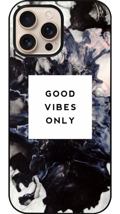 Coque iPhone 16 Pro Max - Marble Good Vibes Only