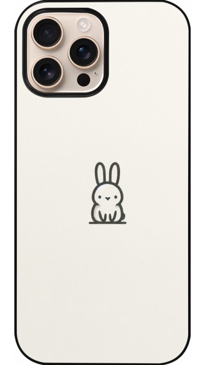 Coque iPhone 16 Pro Max - Minimal bunny cutie