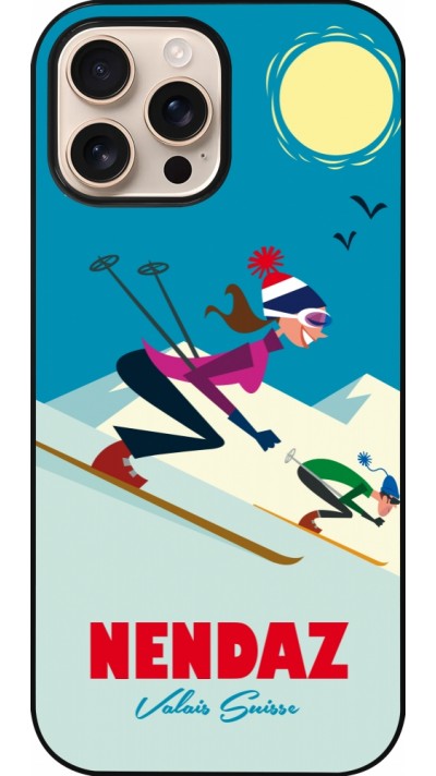 Coque iPhone 16 Pro Max - Nendaz Ski Downhill