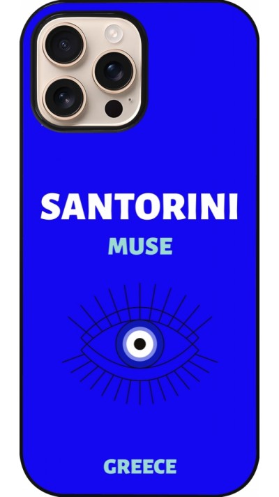 iPhone 16 Pro Max Case Hülle - Pop Summer Destination Santorini