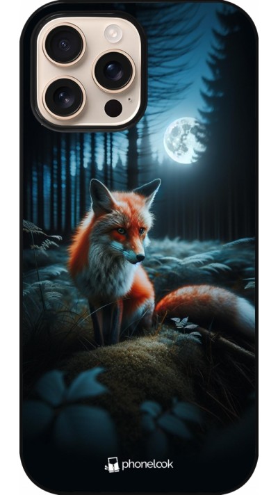 iPhone 16 Pro Max Case Hülle - Fuchs Mond Wald