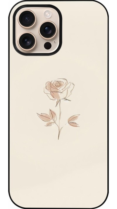 Coque iPhone 16 Pro Max - Sable Rose Minimaliste